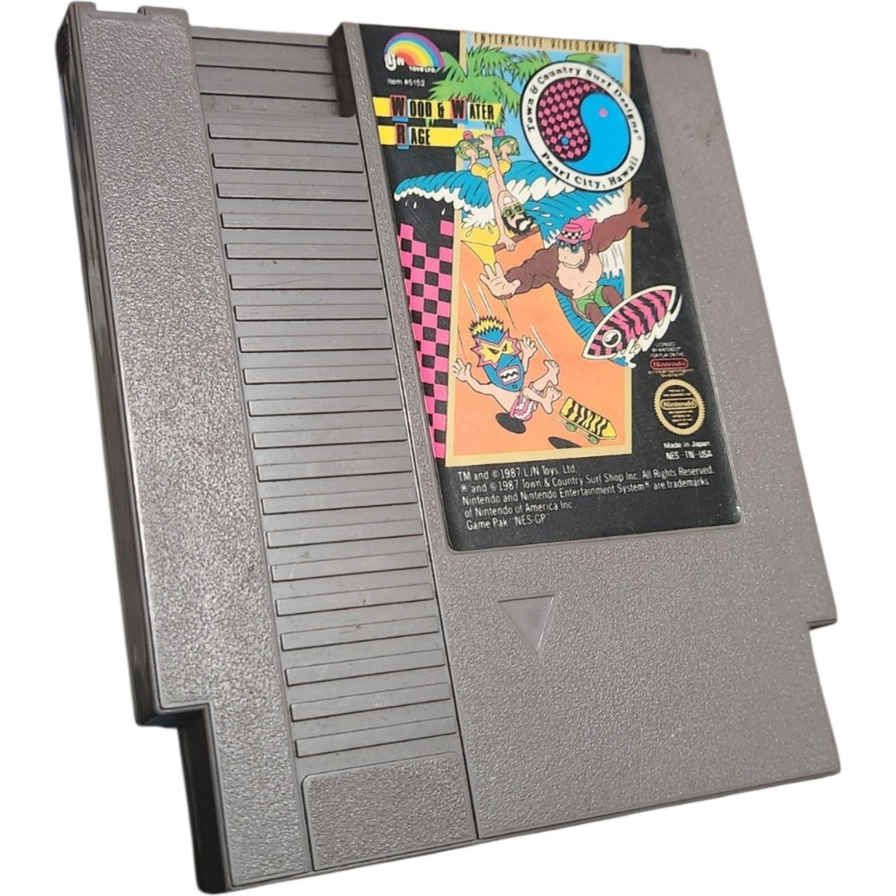 Town & Country Surf Designs Wood & Water Rage Nintendo NES Game LJN NES-GP